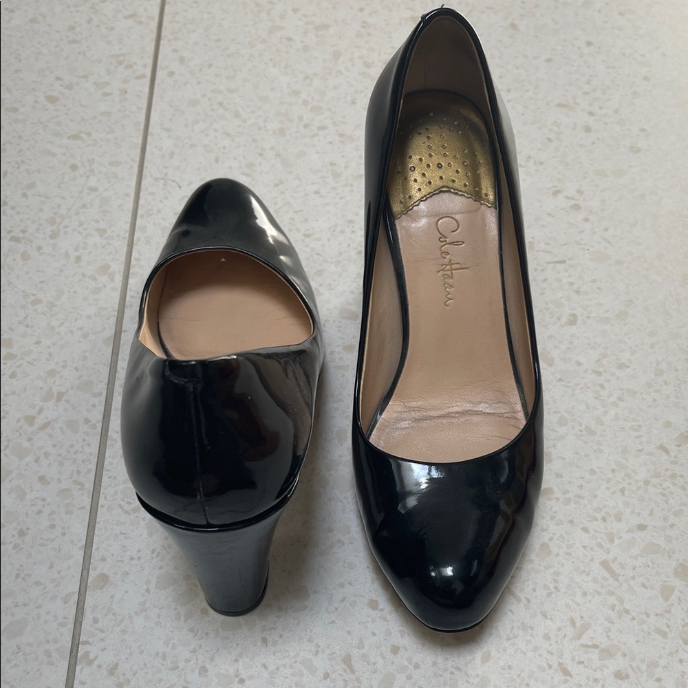 Classic Black Patent Heels 8.5